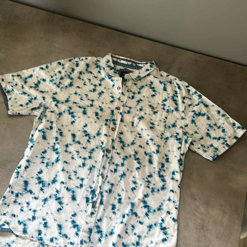 Sunrise kingdom men’s button up dress shirt